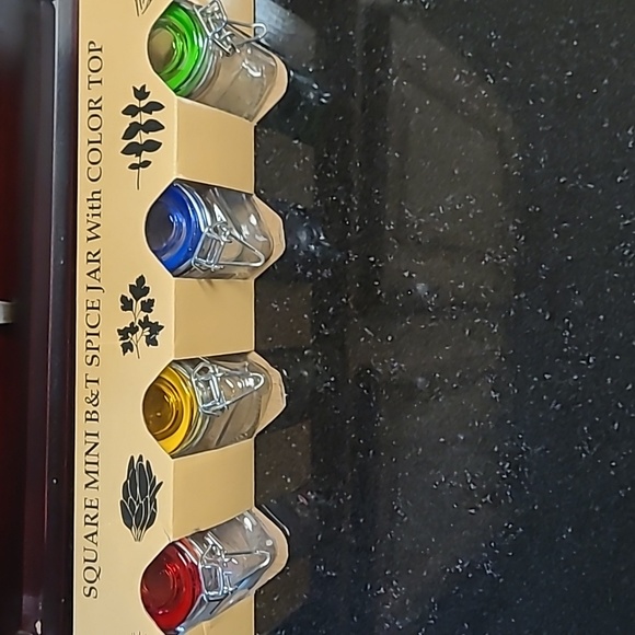 Square Mini Spice Jar Set - Picture 2 of 6